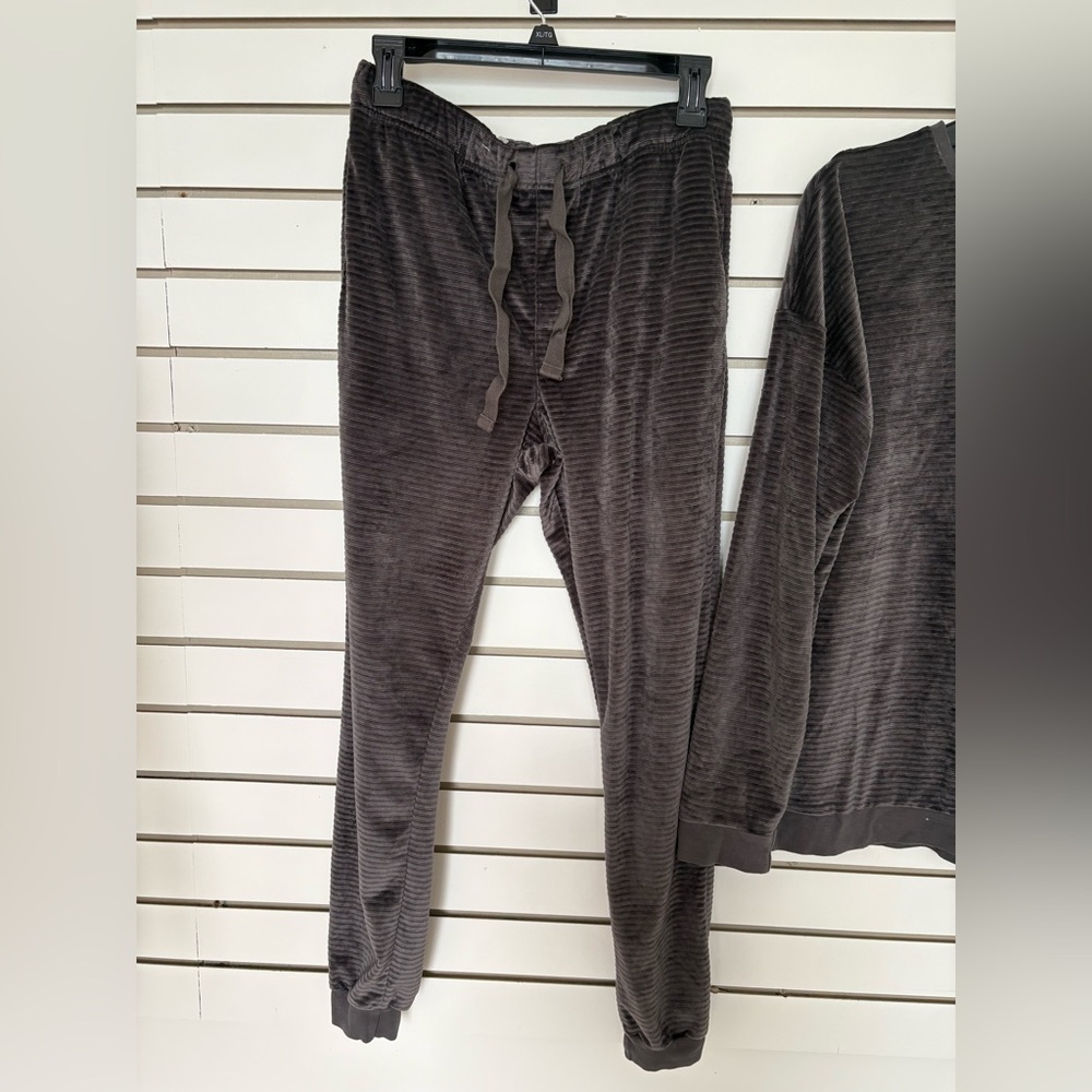 ASOS Velour Ribbed Lounge Set Size Small - Picture 3 of 5
